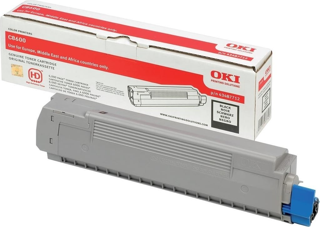 Lasertoner OKI 44992402 Svart 2500 sidor