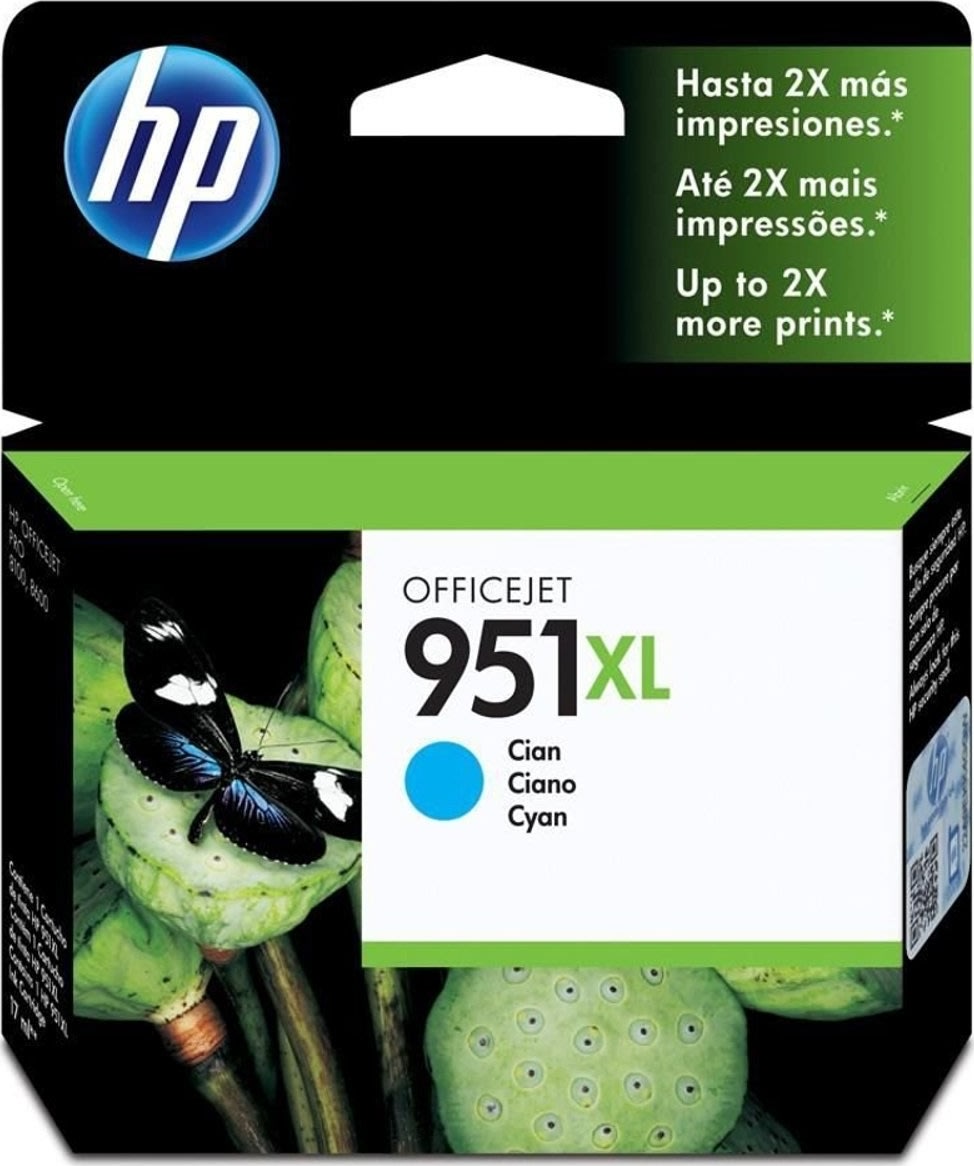 HP nr 951XL/CN046AE bläckpatron, cyan, 1500 s