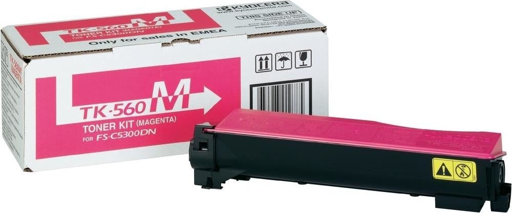 Lasertoner Kyocera TK-560M Röd 10 000 sidor