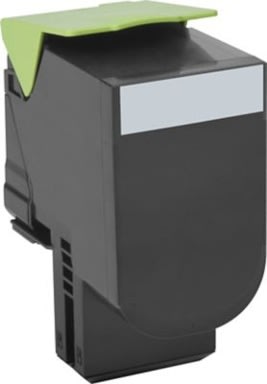 Lexmark 80C2SKE lasertoner, sort, 2500s