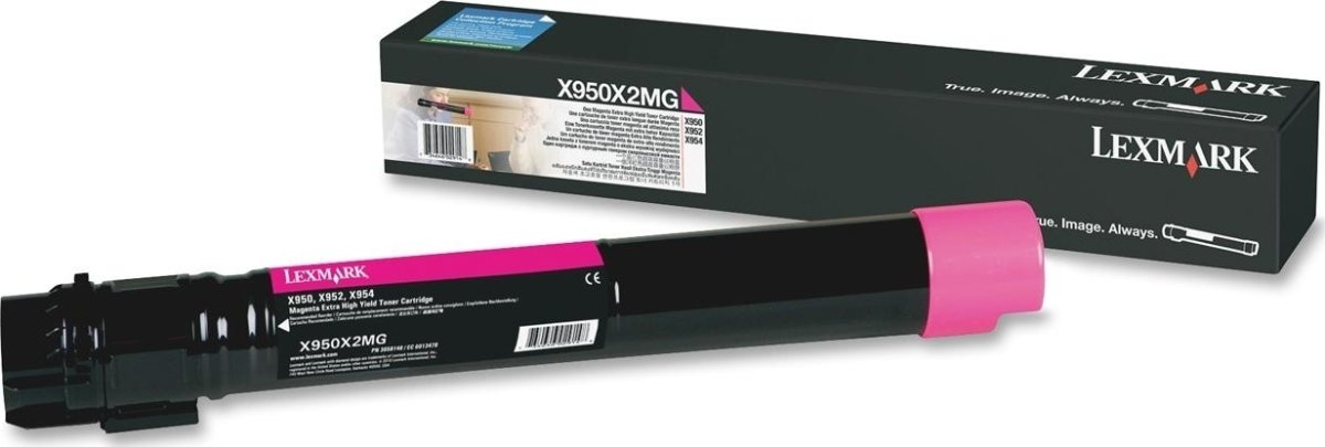 Lasertoner Lexmark C950X2MG Röd 24 000 sidor