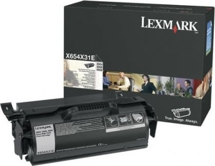 Lasertoner Lexmark X651H31E Svart 25 000 sidor
