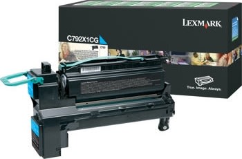 Lasertoner Lexmark X792X1CG HC Blå 20 000 sidor