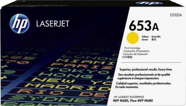 HP 653A/CF322A lasertoner, gul, 16 500 s