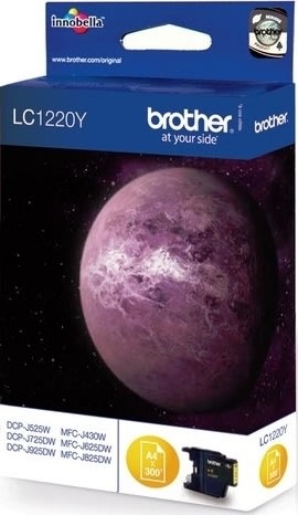 Brother LC1220Y bläckpatron, gul, 300 s