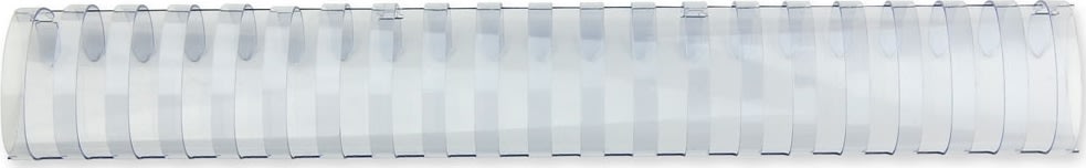 Plastspiral GBC A4 21 ringar 38 mm oval Vit