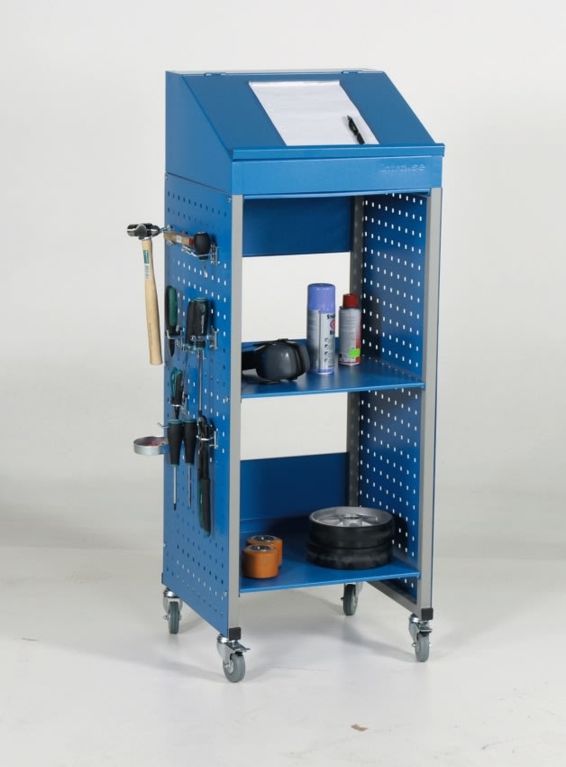 Mobil verkstadsvagn 1080x490x445 Blå