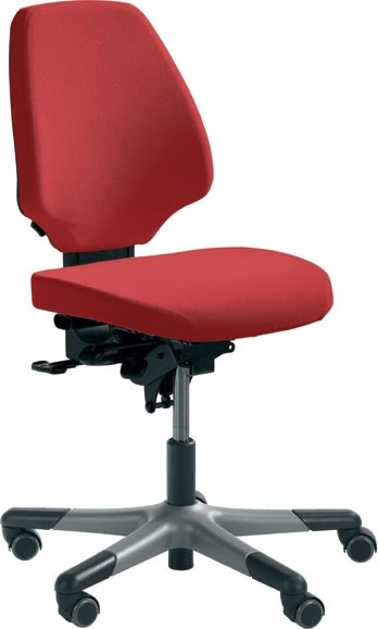 RH Activ 222 kontorstol høj ryg, bredt sæde rød