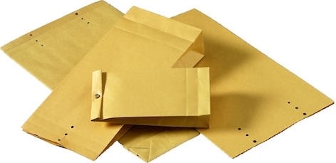 Bong provpåse, 325x150x40 mm, brun