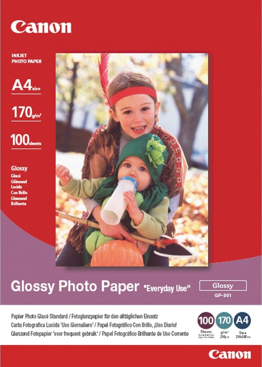 Canon GP-501 blankt fotopapper, 10x15 cm / 170 g /