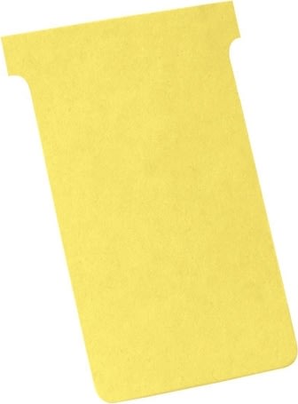 Kort til vægplanner 100 stk, gul