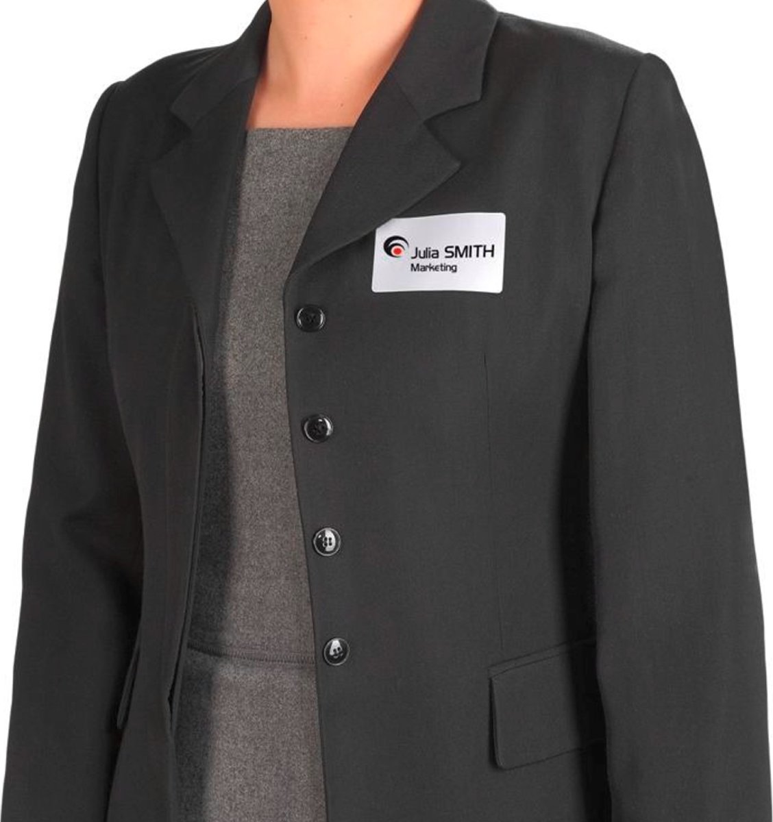 Avery L4785-20 namnetiketter, 80x50 mm, textil