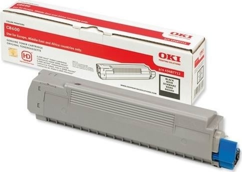 OKI 43487712 lasertoner, svart, 6000s