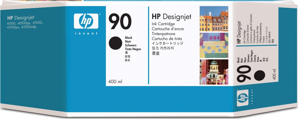 HP nr 90/C5059A bläckpatron, svart, 775 ml