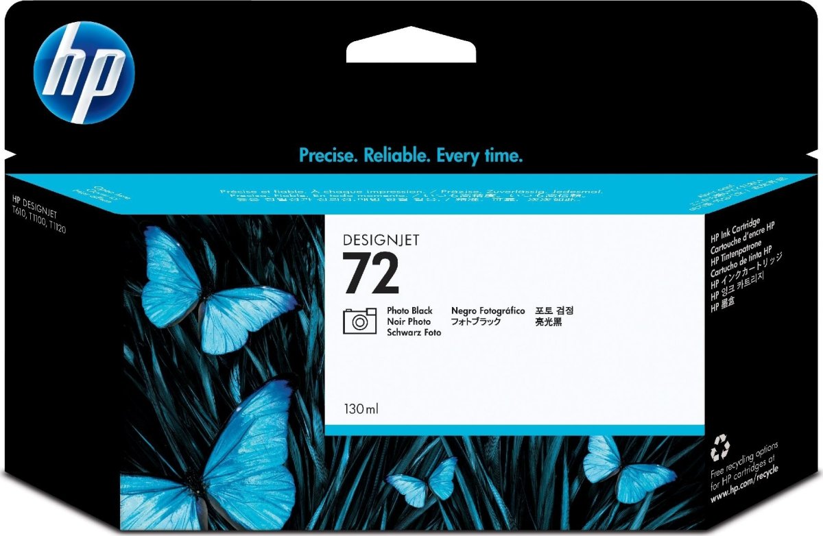 HP nr 72 C9370A bläckpatron, fotosvart, 130 ml