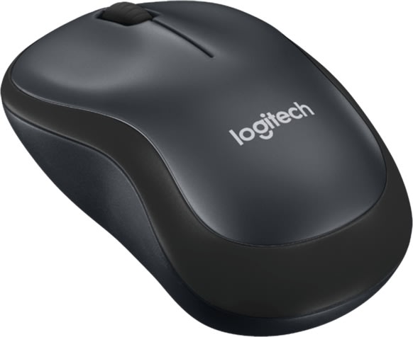 Logitech M220 Silent mus, antracitgrå