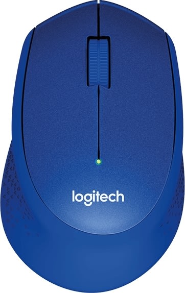 Logitech M330 Silent Plus mus, blå