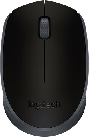 Logitech M171 trådlös mus, svart