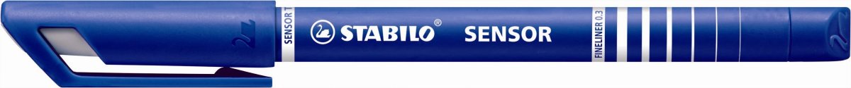 Stabilo Sensor fiberpenna, blå