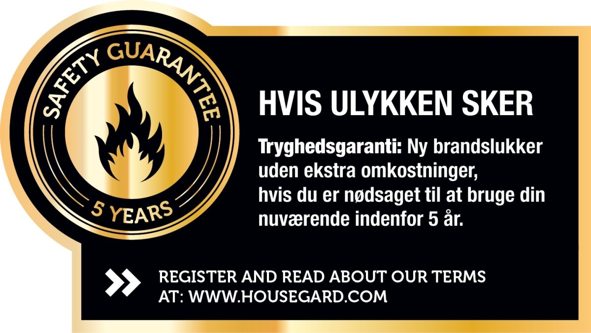 Housegard CO2-brandsläckare | 2 kg | Röd