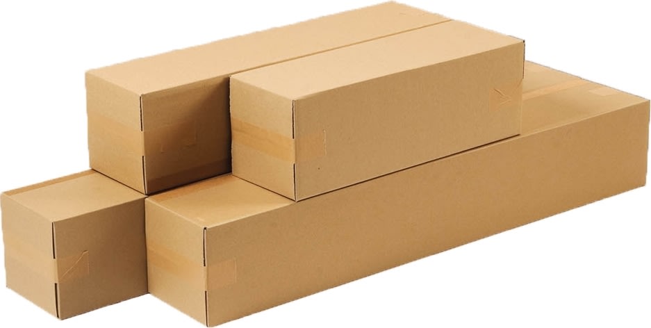 Kartonglåda 1-lagers, 200x200x1200 mm