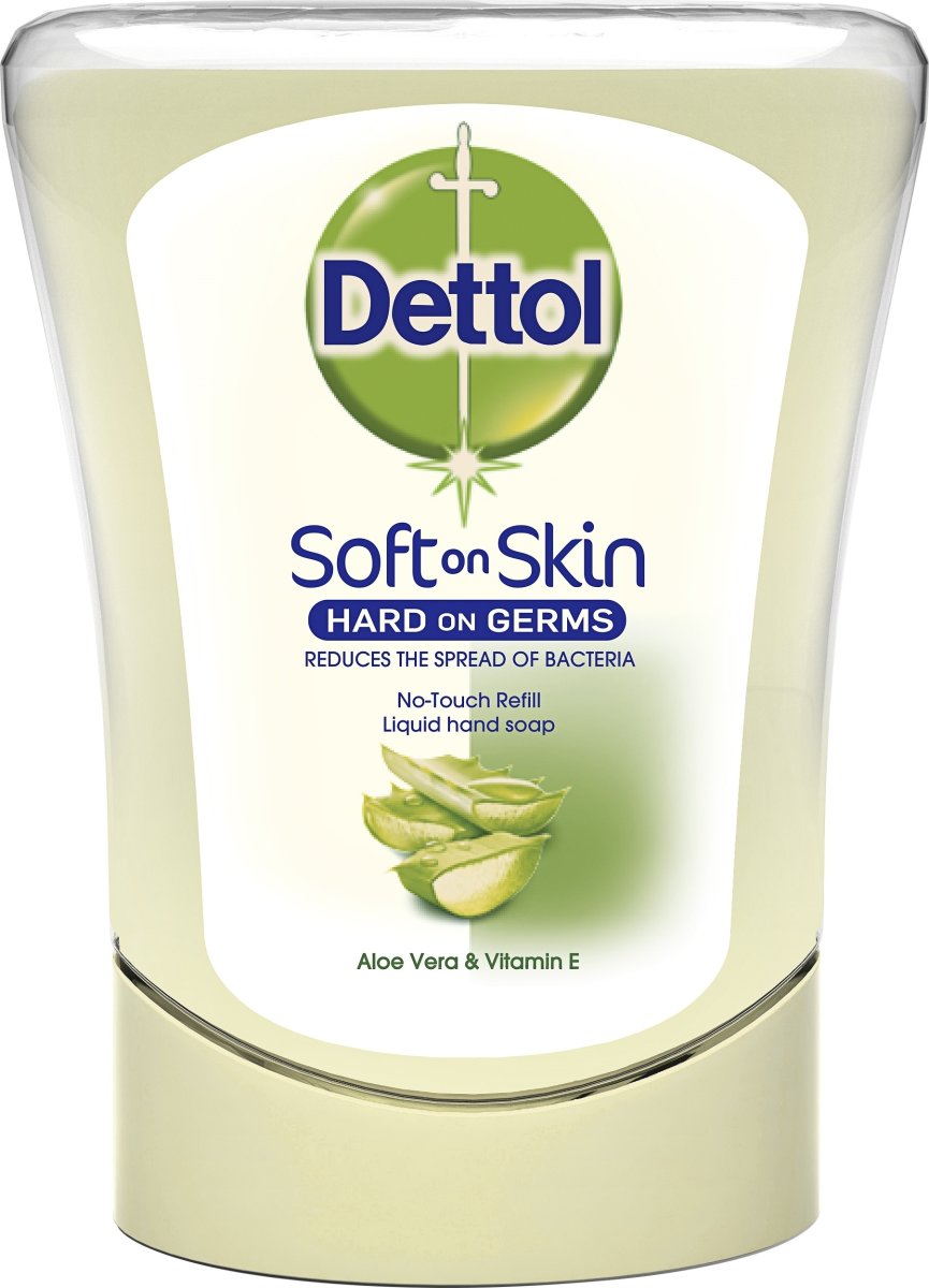 Packaging may vary 3 x Dettol No Touch Hand Wash System Refill Aloe Vera  250ml 5900627056655