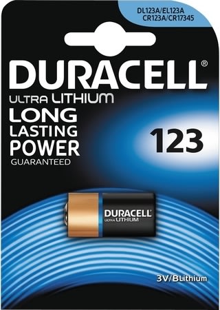 Duracell CR123 Batteri
