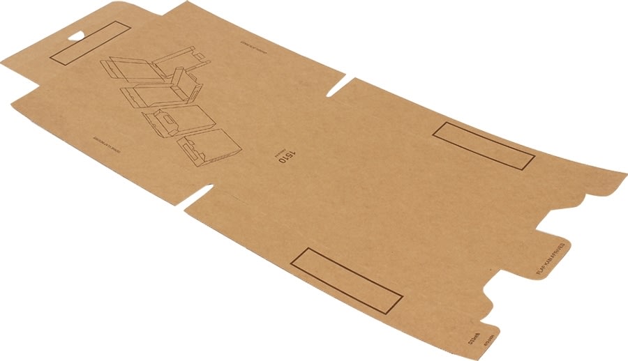 Arkivbox A4, brun, 323x235x58 mm