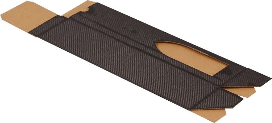 Vinkartong 1 flaska Wellpapp Svart