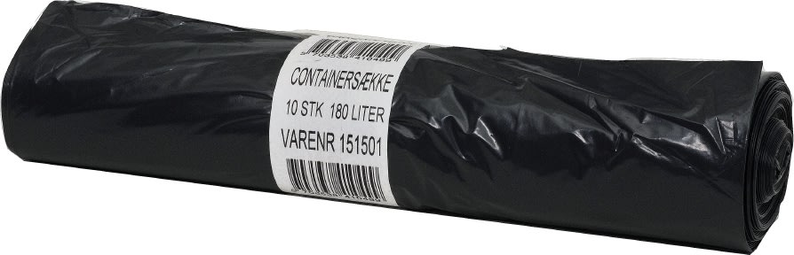 Sopsäck 180 liter, 1140x1500 mm, svart