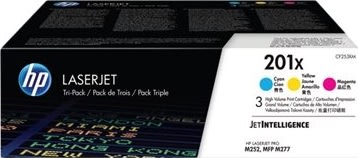 HP 201X/CF253XM lasertoner CMY, 2300 s, 3-pack