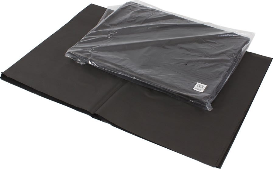 Silkespapper 50x75 cm, svart, 480 ark