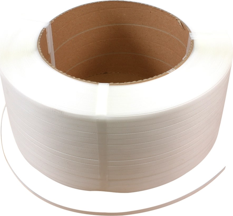 Maskinband PP Ø280 mm, 130 kg, vit, 2800 m