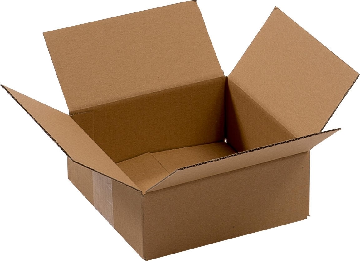 Pappkartong 1-lagers, 450x450x185 mm