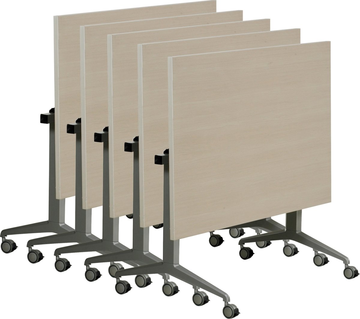 Mobilt fällbart bord 120x80 cm lönnmelamin