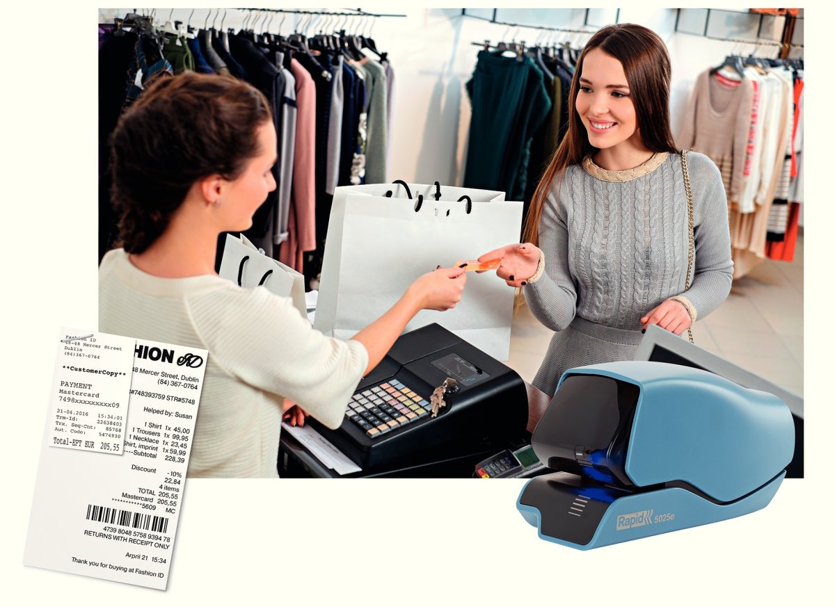 Elektrisk häftapparat Rapid 5025e Blå