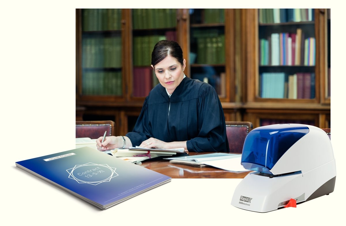 Elektrisk häftapparat Rapid Supreme R5050e Vit/blå