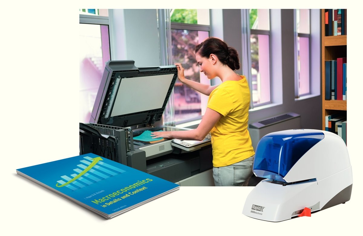 Elektrisk häftapparat Rapid Supreme R5050e Vit/blå