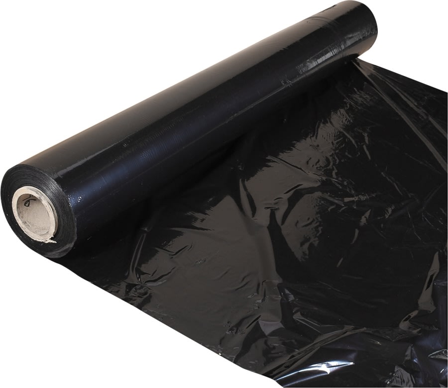 Toppfolie 35 my, 1,40x500 m, svart