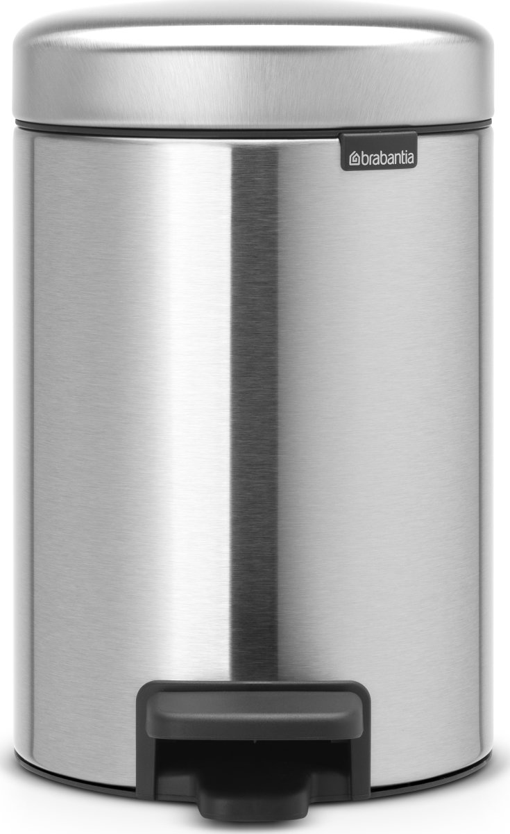Brabantia Pedalhink 3 L, matt steel