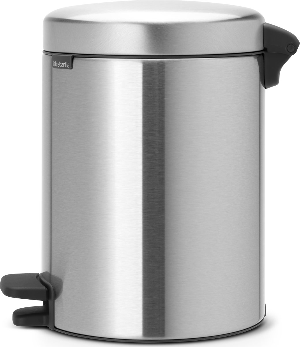 Brabantia Pedalhink 5 L, matt steel