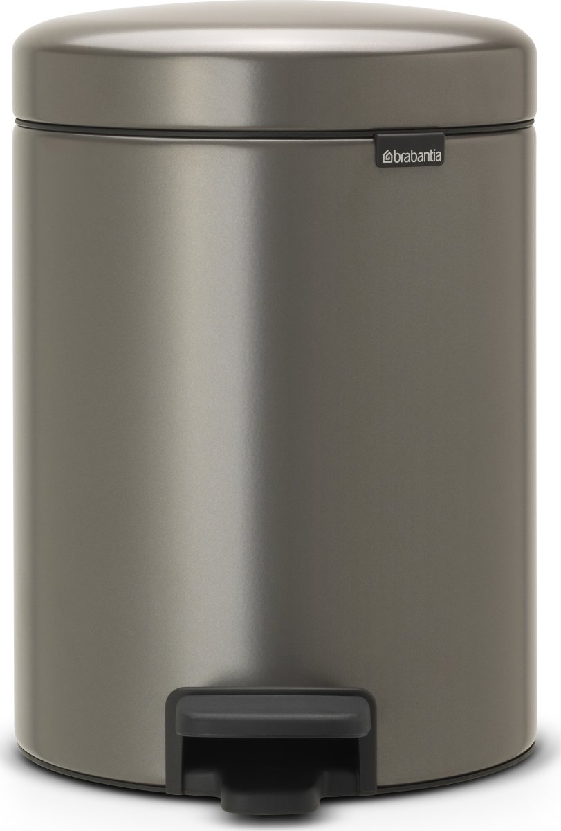Brabantia Pedalhink 5 L, platinum
