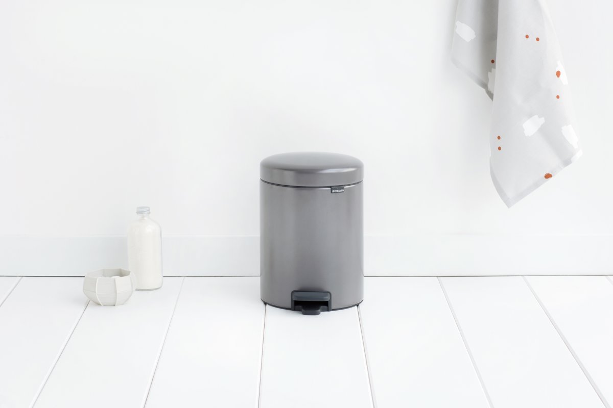 Brabantia Pedalhink 5 L, platinum