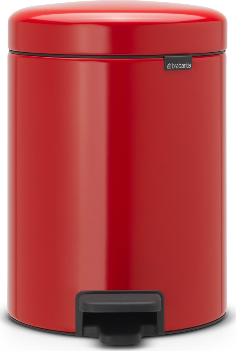 Brabantia Pedalspand, 5 L, passion red