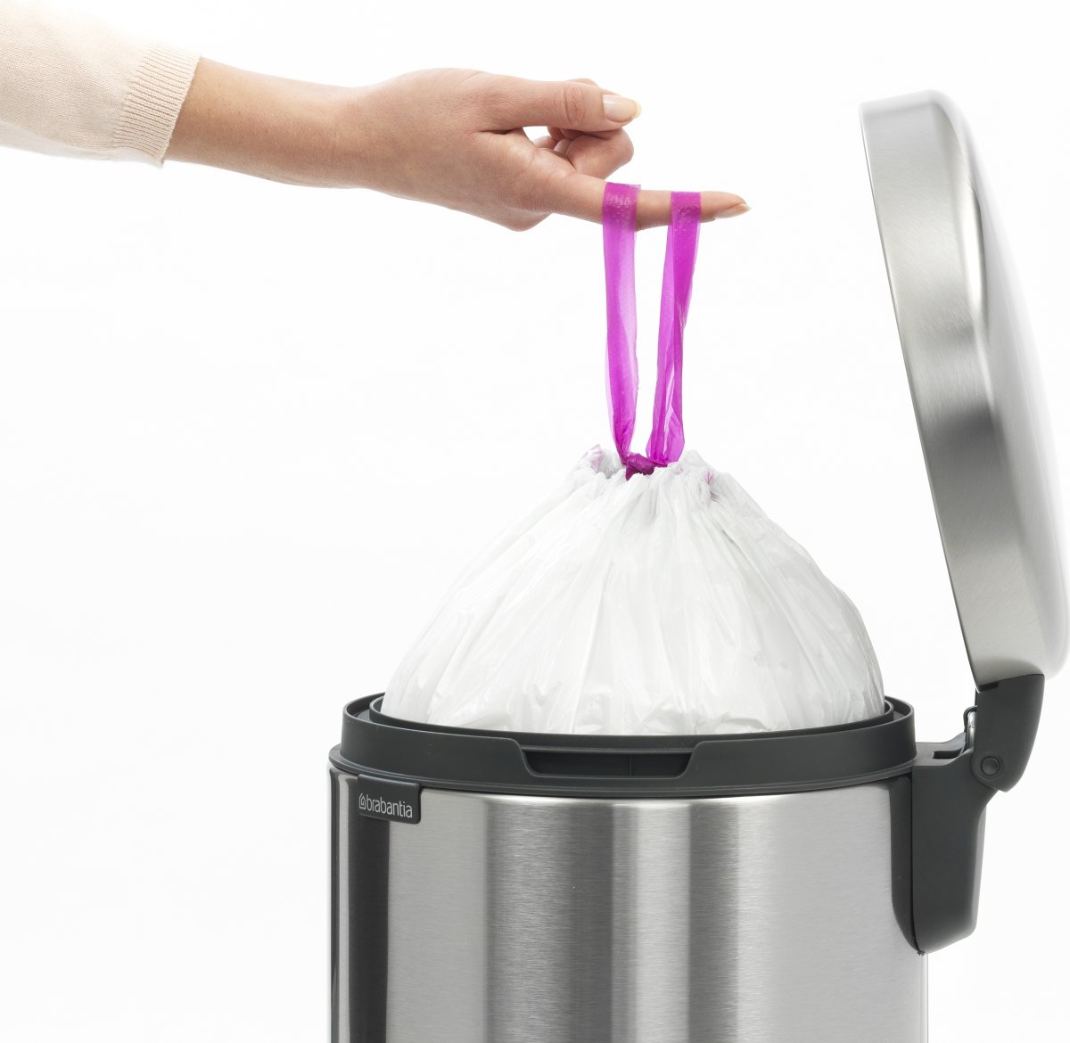 Brabantia Pedalhink, 12 L, matt steel FPP