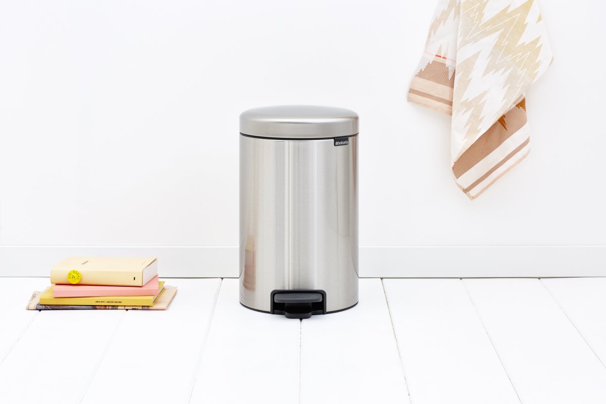 Brabantia Pedalhink, 12 L, matt steel FPP