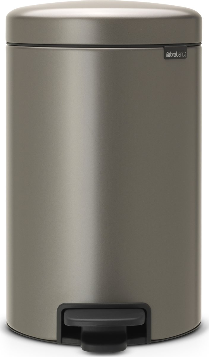 Brabantia Pedalhink 12 L, platinum