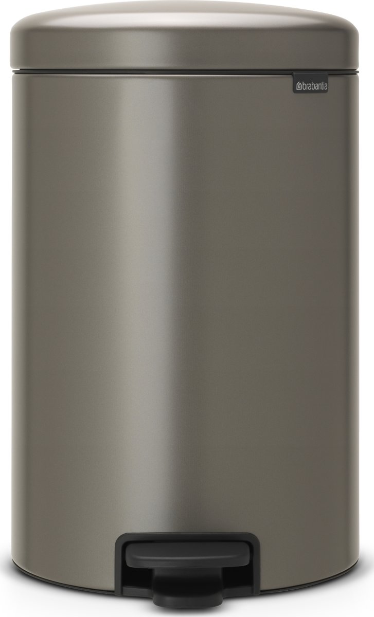 Brabantia Pedalhink 20 L, platinum
