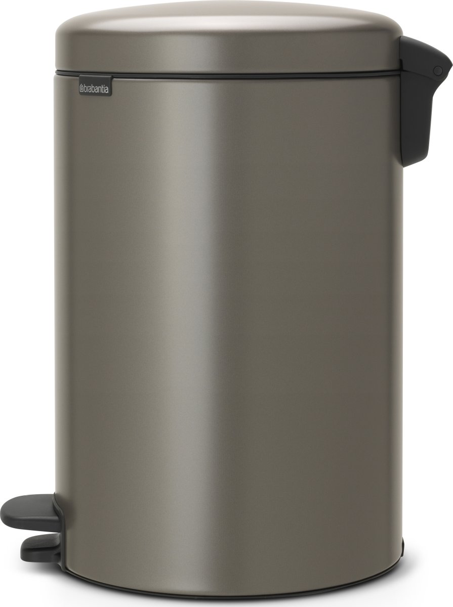 Brabantia Pedalhink 20 L, platinum