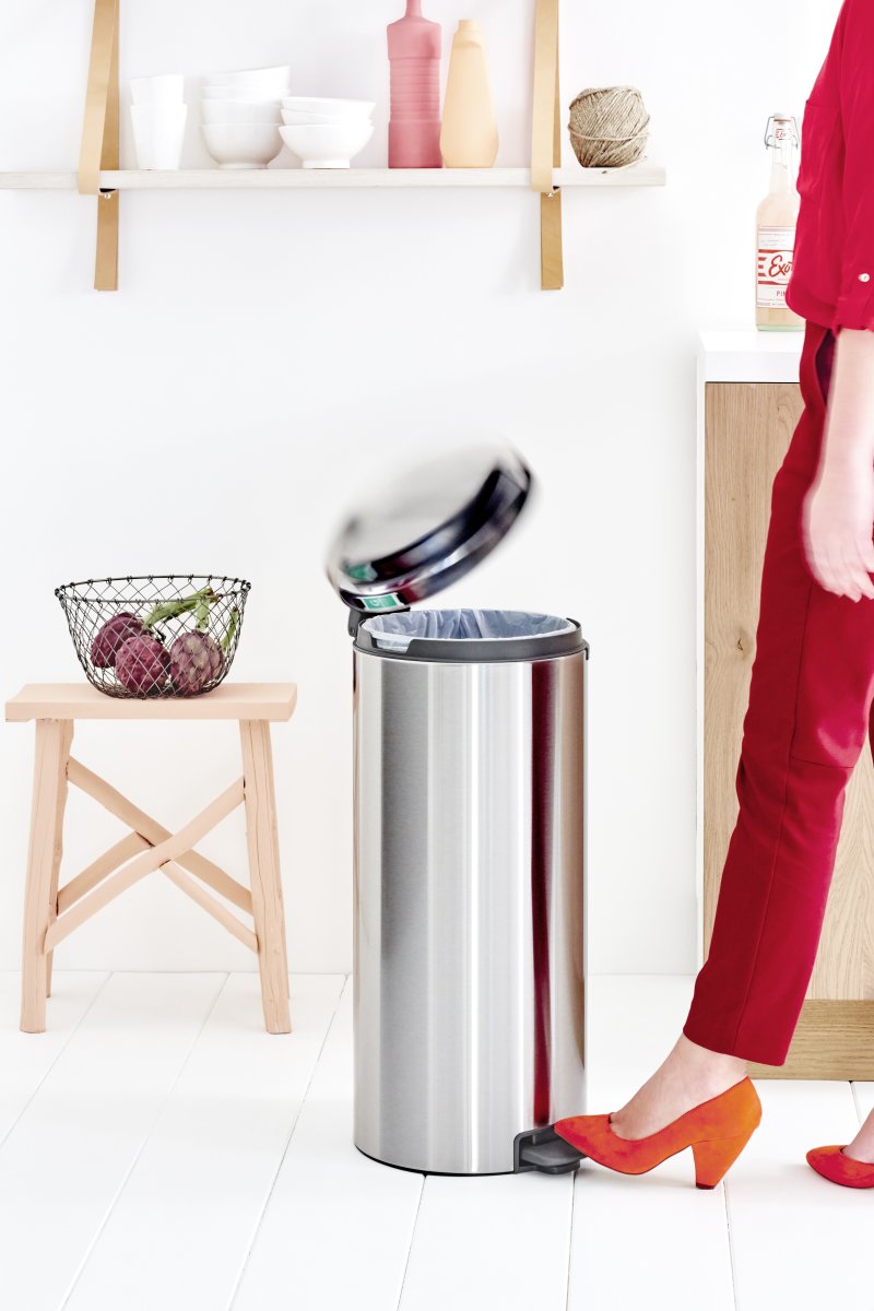 Brabantia Pedalhink, 30 L, matt steel FPP
